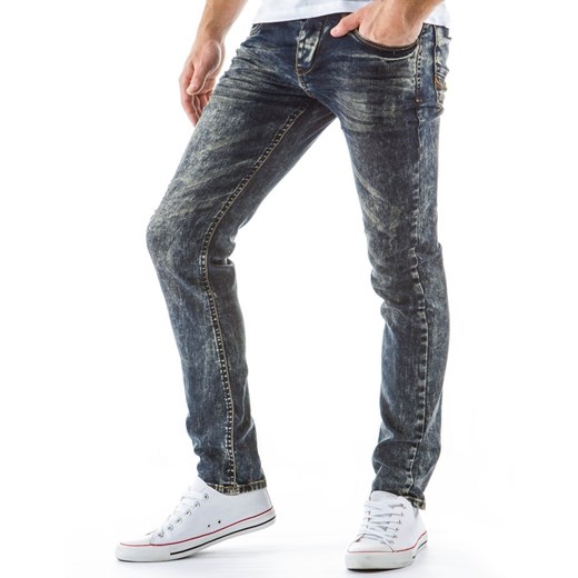 Jeansowe spodnie (ux0129) dstreet bialy oryginalne