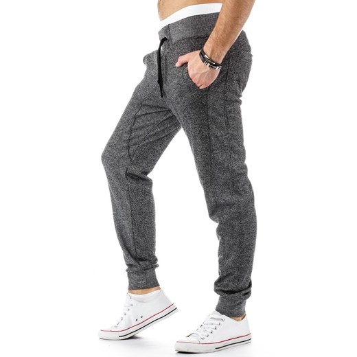 Spodnie typu baggy (ux0204) dstreet bialy Spodnie