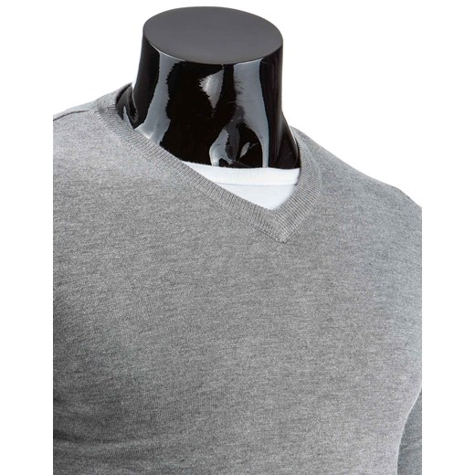 Sweter męski szary (wx0607) dstreet  modne