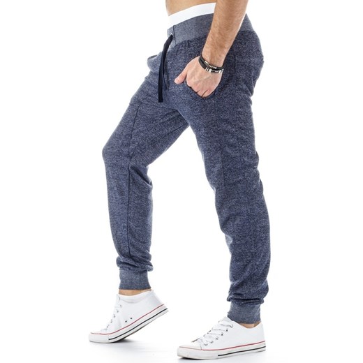 Spodnie typu baggy (ux0205) dstreet bialy Spodnie