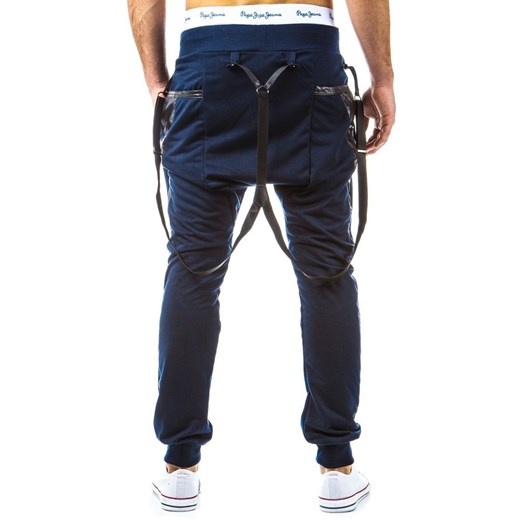 Spodnie typu baggy (ux0233) dstreet czarny Spodnie sportowe męskie