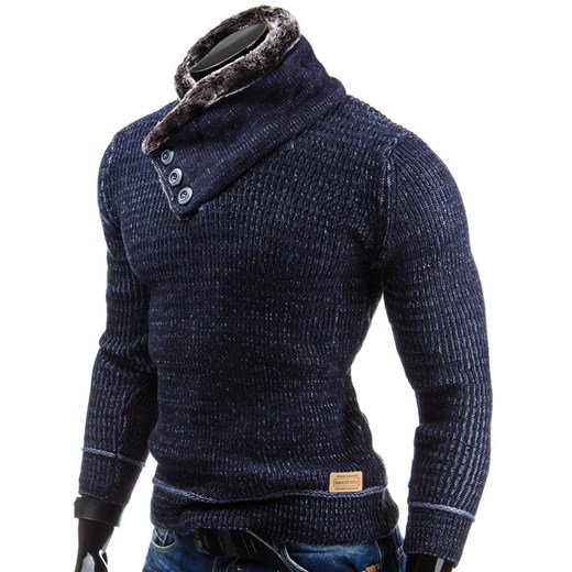 Sweter (wx0537) dstreet czarny męskie