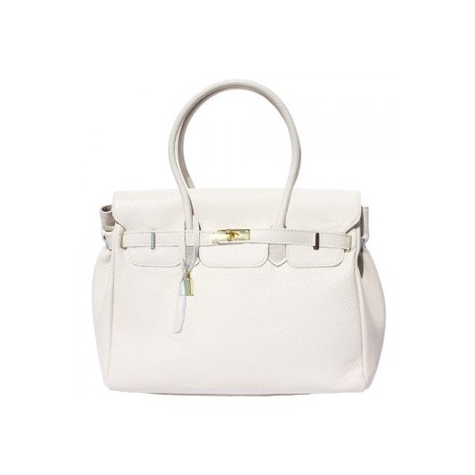 Torebka gwiazd a'la Birkin Hermes ecru stylowagalanteria-com bezowy skóra