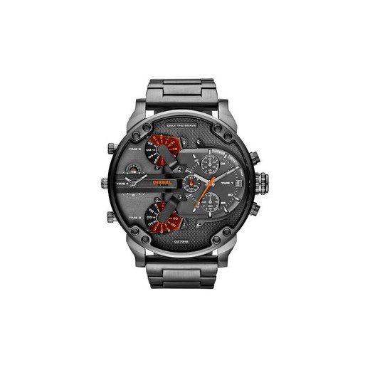 Zegarek Męski Diesel DZ7315 + dodatkowo otrzymasz cyfrowy zegarek ZA DARMO + dożywotnia możliwość zwrotu towaru brawat-pl szary Zegarki męskie