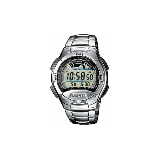 Zegarek Męski Casio W-753D-1A + dodatkowo otrzymasz cyfrowy zegarek ZA DARMO + 5 lat gwarancji + dożywotnia możliwość zwrotu towaru brawat-pl szary Zegarki męskie