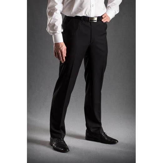 Czarne eleganckie spodnie meskie-spodnie czarny Spodnie wizytowe męskie