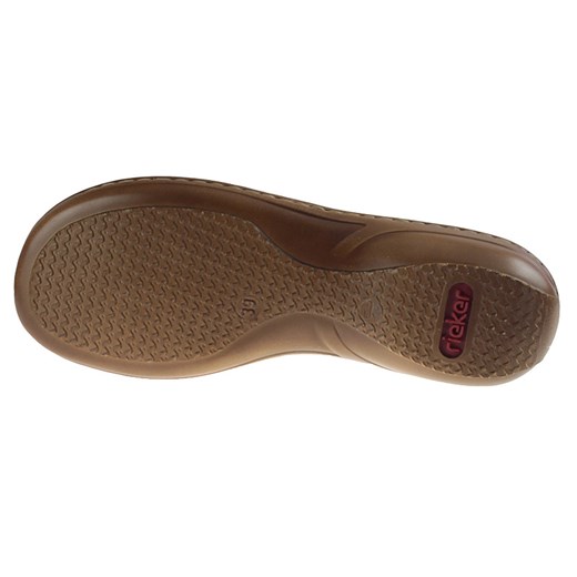 Sandały Rieker 608B7 - Beżowe cozabuty-pl  sandały