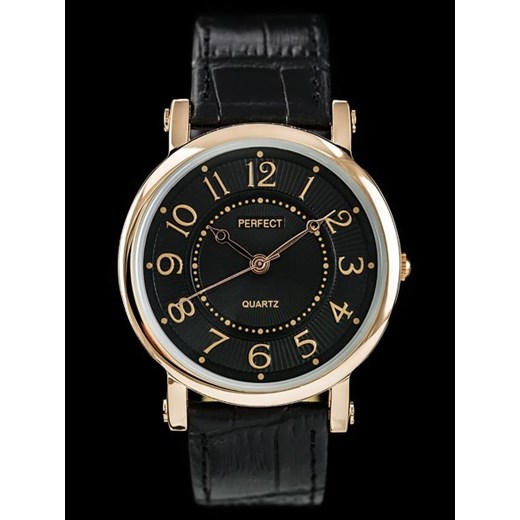 Zegarek damski PERFECT A219 - black (zp745c) zegarki-cc czarny paski