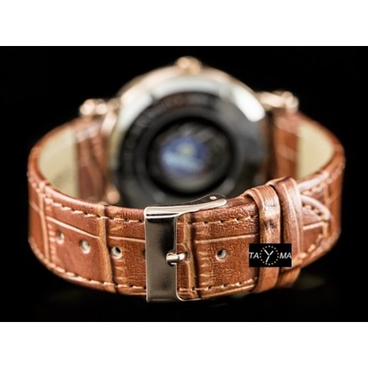 Zegarek damski PERFECT A219 - brown (zp745d) zegarki-cc pomaranczowy damskie