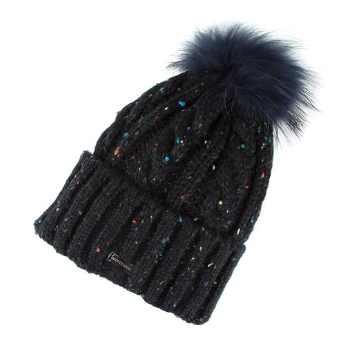 81-HF-017-17 Czapka damska wittchen czarny casual