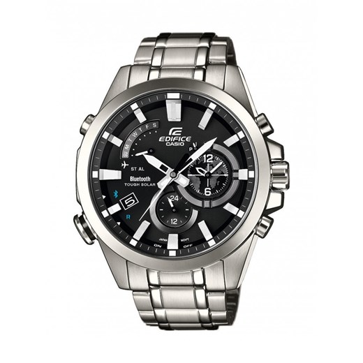CASIO EQB-510D-1AER - ZEGAREK EDIFICE Bluetooth EQB 510D 1AER e-watches szary Zegarki męskie