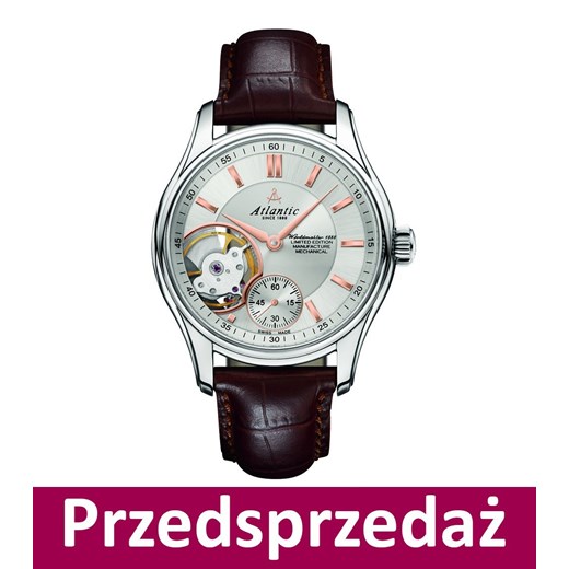 ATLANTIC Worldmaster 1888 Lusso 52951.41.21R LIMITED EDITON time-trend rozowy srebrna