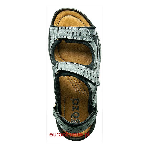SOZA Bio Eco Obuwie Męskie Sandały SO-627-C euroobuwie szary dopasowane