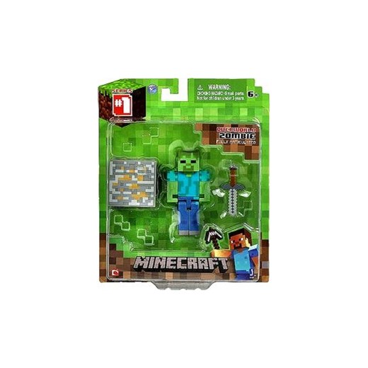 Minecraft, figurka Zombie - Darmowa dostawa do salonów empik! smyk-com zielony