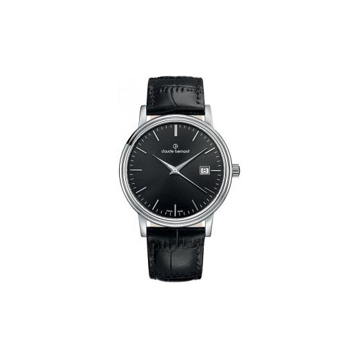 Zegarek damski Claude Bernard - 53007 3 NIN - GWARANCJA ORYGINALNOŚCI - DOSTAWA DHL GRATIS - GRAWER - RATY 0% swiss czarny klasyczny