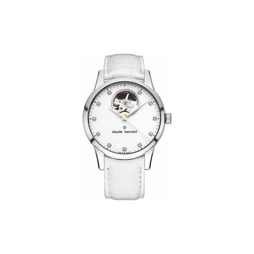 Zegarek damski Claude Bernard - 85018 3 APN - GWARANCJA ORYGINALNOŚCI - DOSTAWA DHL GRATIS - GRAWER - RATY 0% swiss szary klasyczny