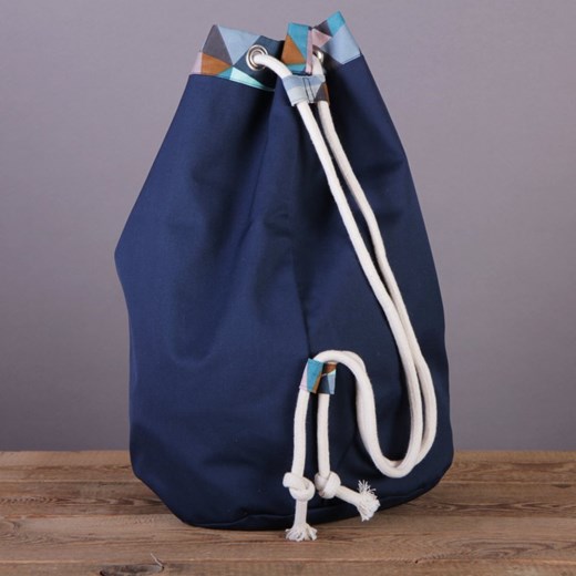Worek boom bag Yogi Babu Projekt - Navy Blue brandsplanet-pl granatowy casual