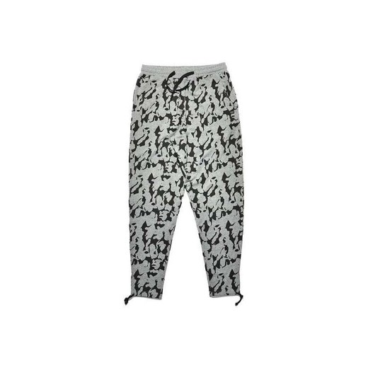 K1X Spodnie treningowe spodnie dresowe - Wmns Loose Dark Grey Heather Camo (8092) K1X spartoo szary damskie