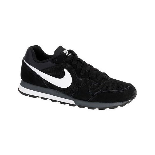 Buty MD Runner czarno-białe decathlon czarny Buty do biegania męskie