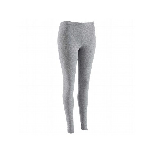 Legginsy fitness damskie Salto decathlon szary dopasowane