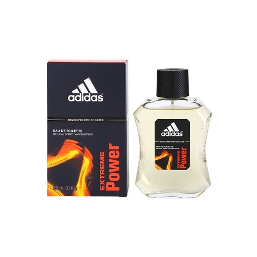 Adidas Extreme Power woda toaletowa dla mężczyzn 100 ml + do każdego zamówienia upominek. iperfumy-pl czarny męskie