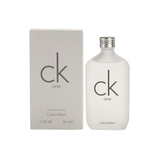Calvin Klein CK One woda toaletowa unisex 50 ml  + do każdego zamówienia upominek. iperfumy-pl szary 