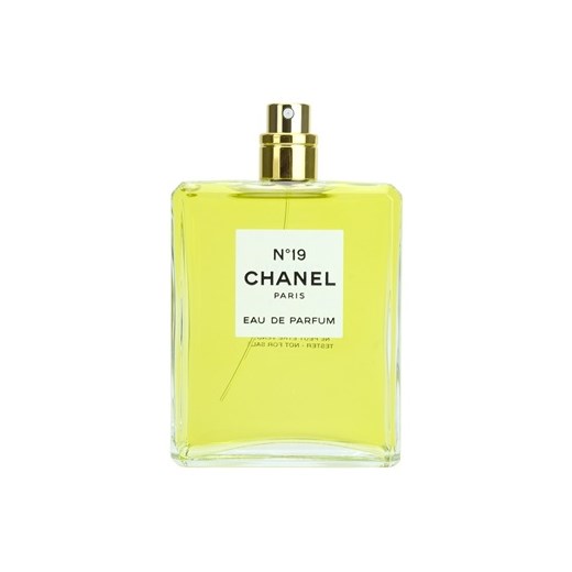Chanel No.19 woda perfumowana tester dla kobiet 100 ml  + do każdego zamówienia upominek. iperfumy-pl zolty damskie