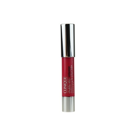 Clinique Chubby Stick Intense szminka nawilżająca odcień 05 Plushest Punch (Moisturizing Lip Colour Balm) 3 g + do każdego zamówienia upominek. iperfumy-pl czerwony 