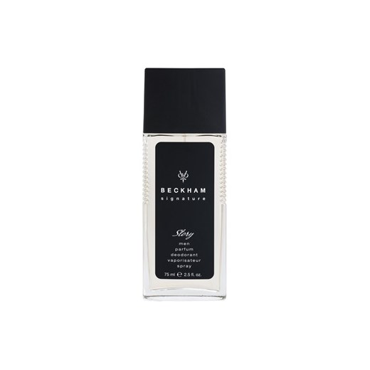 David Beckham Signature for Him Story dezodorant z atomizerem dla mężczyzn 75 ml + do każdego zamówienia upominek. iperfumy-pl czarny męskie