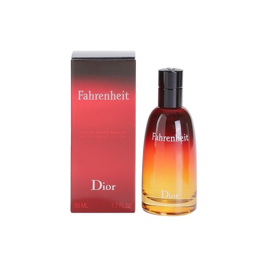 Dior Fahrenheit woda po goleniu dla mężczyzn 50 ml  + do każdego zamówienia upominek. iperfumy-pl czerwony męskie