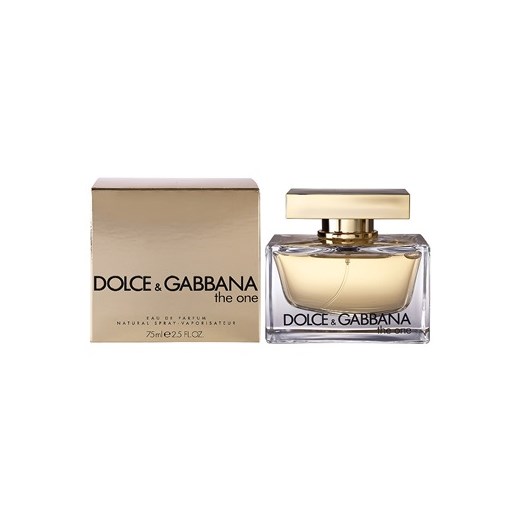 Dolce & Gabbana The One woda perfumowana dla kobiet 75 ml  + do każdego zamówienia upominek. iperfumy-pl bezowy wieczorowe