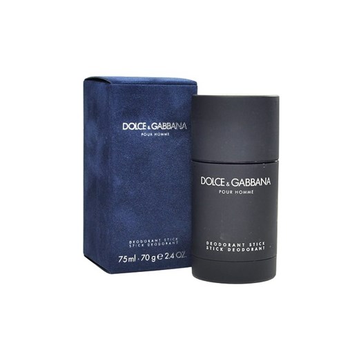 Dolce & Gabbana Pour Homme dezodorant w sztyfcie dla mężczyzn 75 ml  + do każdego zamówienia upominek. iperfumy-pl granatowy męskie
