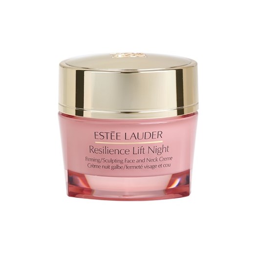 Estée Lauder Resilience Lift nawilżający krem na noc do wszystkich rodzajów skóry (Night Firming/Sculpting Face and Neck Creme) 50 ml + do każdego zamówienia upominek. iperfumy-pl bezowy krem nawilżający