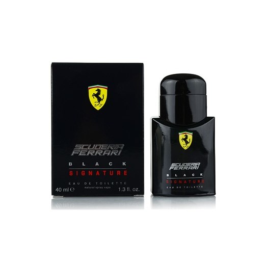 Ferrari Scuderia Ferrari Black Signature woda toaletowa dla mężczyzn 40 ml + do każdego zamówienia upominek. iperfumy-pl czarny męskie