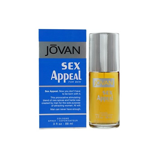 Jovan Sex Appeal woda kolońska dla mężczyzn 88 ml  + do każdego zamówienia upominek. iperfumy-pl niebieski męskie