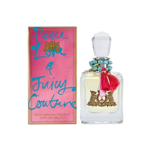 Juicy Couture Peace, Love and Juicy Couture woda perfumowana dla kobiet 100 ml  + do każdego zamówienia upominek. iperfumy-pl rozowy damskie