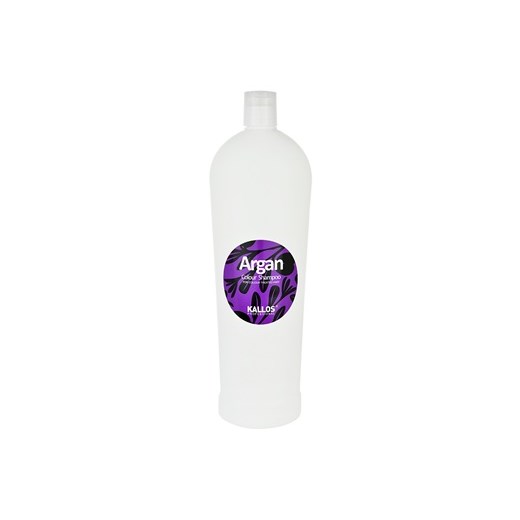 Kallos Argan szampon do włosów farbowanych (Colour Shampoo) 1000 ml + do każdego zamówienia upominek. iperfumy-pl bialy 