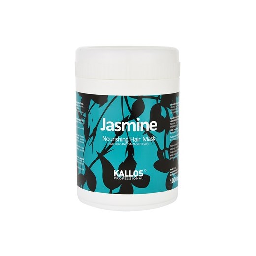 Kallos Jasmine maseczka  do włosów suchych i zniszczonych (Nourishing Hair Mask) 1000 ml + do każdego zamówienia upominek. iperfumy-pl szary 