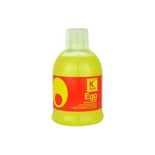Kallos Hair Care szampon odżywczy do włosów suchych i normalnych (Egg Shampoo) 1000 ml + do każdego zamówienia upominek. iperfumy-pl zielony odżywcze