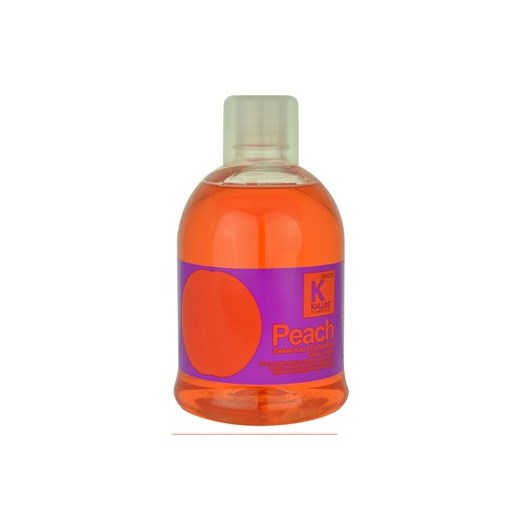 Kallos Hair Care szampon odżywczy do włosów suchych i łamliwych (Peach Conditioning Shampoo) 1000 ml + do każdego zamówienia upominek. iperfumy-pl pomaranczowy odżywcze