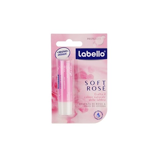 Labello Soft Rosé balsam do ust 4,8 g + do każdego zamówienia upominek. iperfumy-pl rozowy 
