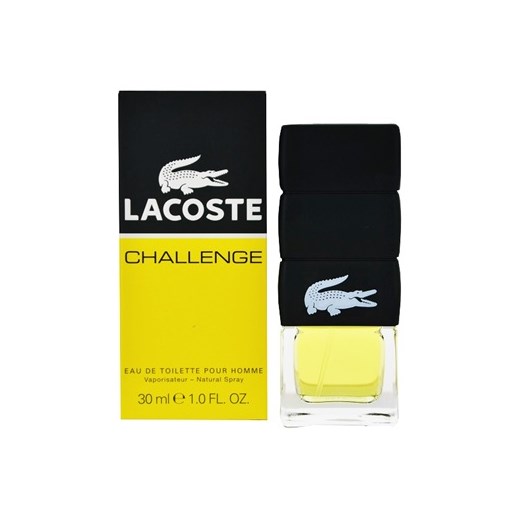 Lacoste Challenge woda toaletowa dla mężczyzn 30 ml  + do każdego zamówienia upominek. iperfumy-pl zolty męskie
