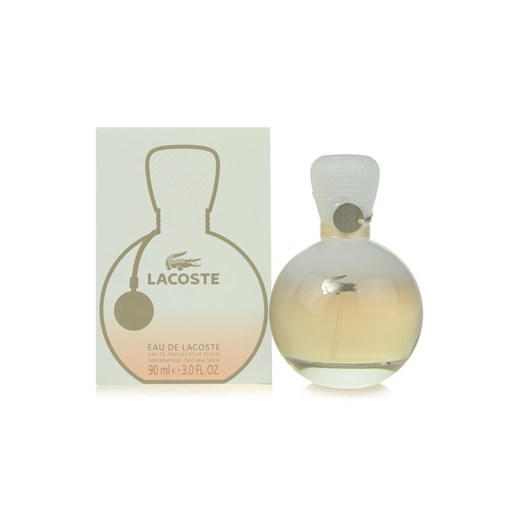 Lacoste Eau de Lacoste pour Femme woda perfumowana dla kobiet 90 ml  + do każdego zamówienia upominek. iperfumy-pl szary damskie