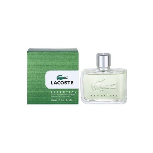 Lacoste Essential woda toaletowa dla mężczyzn 75 ml  + do każdego zamówienia upominek. iperfumy-pl zielony męskie