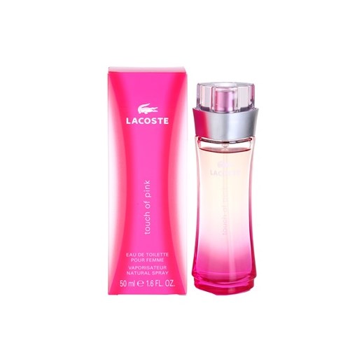 Lacoste Touch of Pink woda toaletowa dla kobiet 50 ml  + do każdego zamówienia upominek. iperfumy-pl rozowy damskie