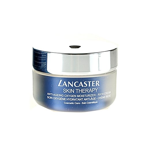 Lancaster Skin Therapy nawilżający krem przeciw starzeniu się skóry do skóry suchej i bardzo suchej (Anti - Ageing Oxygen Moisturizer Rich Cream) 50 ml + do każdego zamówienia upominek. iperfumy-pl bialy krem nawilżający