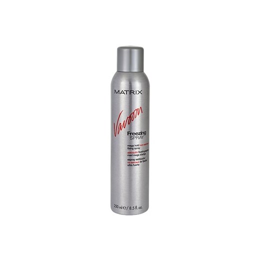 Matrix Vavoom lakier do włosów bez aerozolu (Freezing Spray Mega Hold Non-Aerosol Fixing Spray) 250 ml + do każdego zamówienia upominek. iperfumy-pl szary w aerozolu