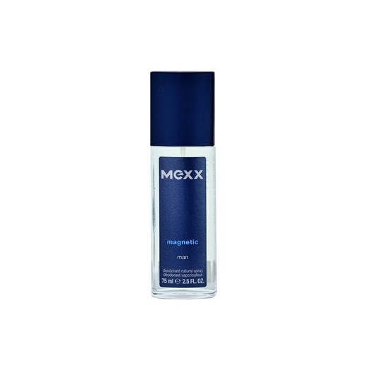 Mexx Magnetic Man dezodorant z atomizerem dla mężczyzn 75 ml  + do każdego zamówienia upominek. iperfumy-pl granatowy męskie