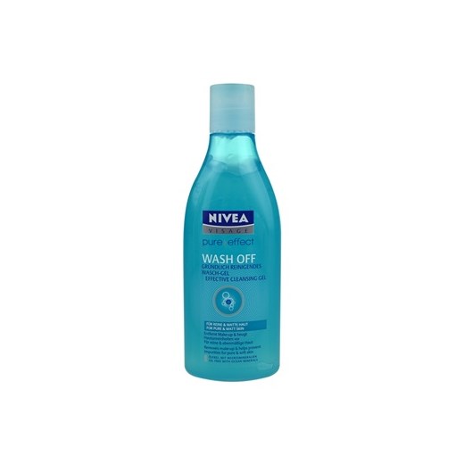 Nivea Visage Pure Effect żel oczyszczający (Wash off) 200 ml + do każdego zamówienia upominek. iperfumy-pl mietowy 