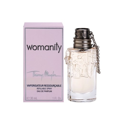 Thierry Mugler Womanity woda perfumowana dla kobiet 30 ml napełnialny  + do każdego zamówienia upominek. iperfumy-pl fioletowy damskie